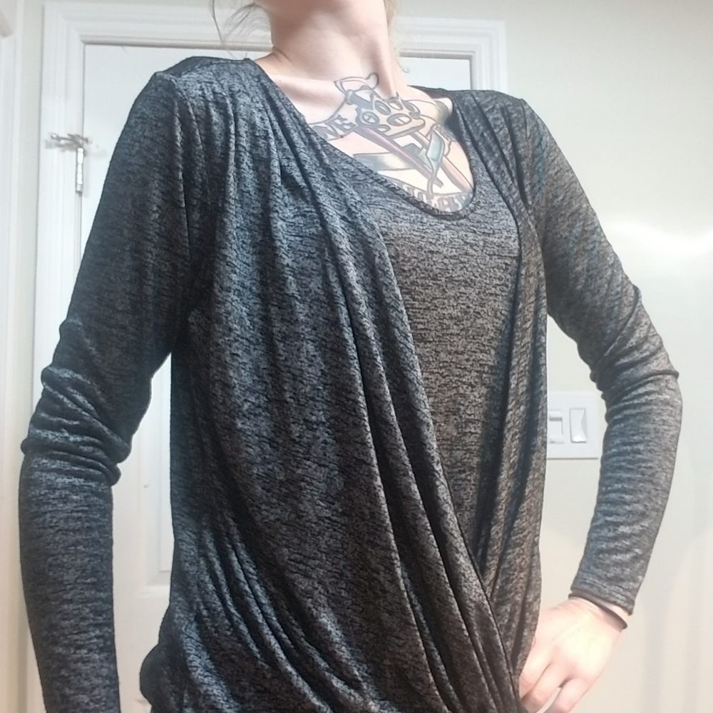 White House Black Market Layered Top (M)